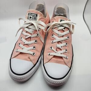 Converse All Star Unisex Low Top Pink Sneakers 132300F Mens 8 Womens 10